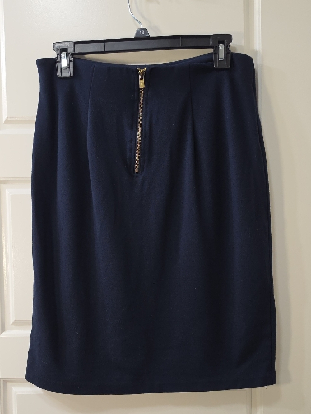 Philosophy Navy Knit Pencil Skirt Office Work Wear Size 8